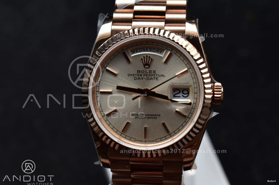 DayDate Weight) 36 Edition Silver Best V5 670 on SunProtective Bracelet Dial (Gain President RG vr3255 QF Steel 904L 0810
